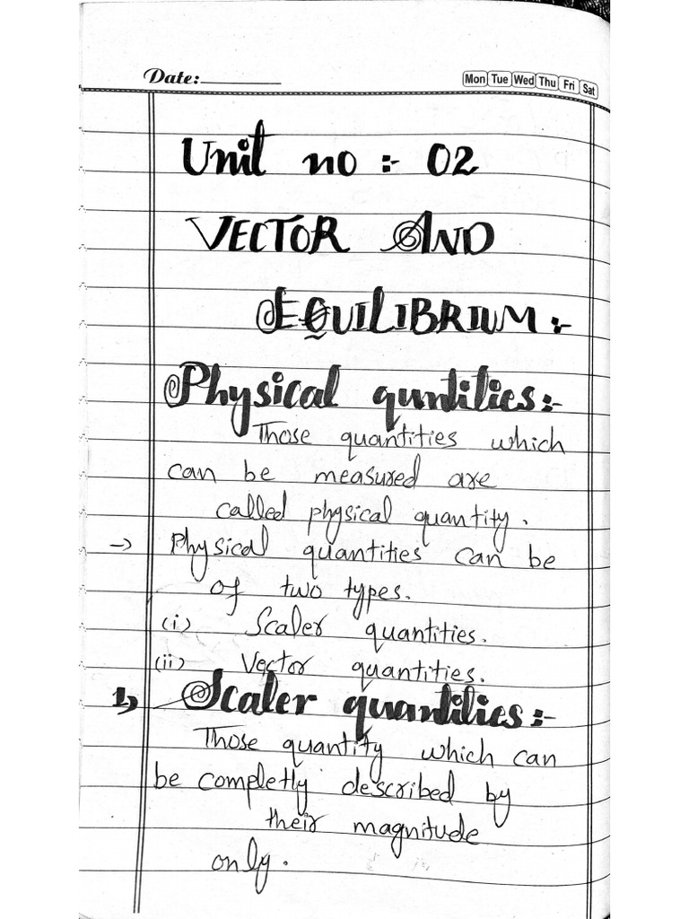 1st Phy Notes | PDF