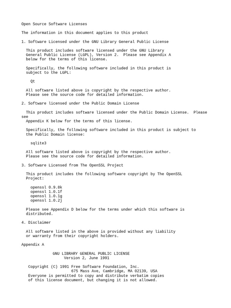Open Source Software License Overview | PDF | Free Software | License
