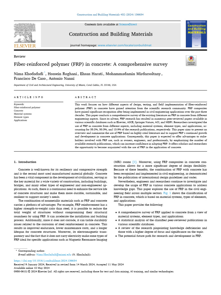 TDP Concrete Fibres in Civil Engineering | PDF | Composite Material ...