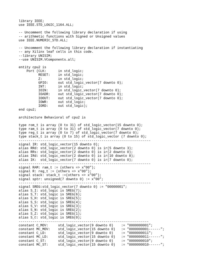 CPU Design with Syllable Counter | PDF | Programming Paradigms ...
