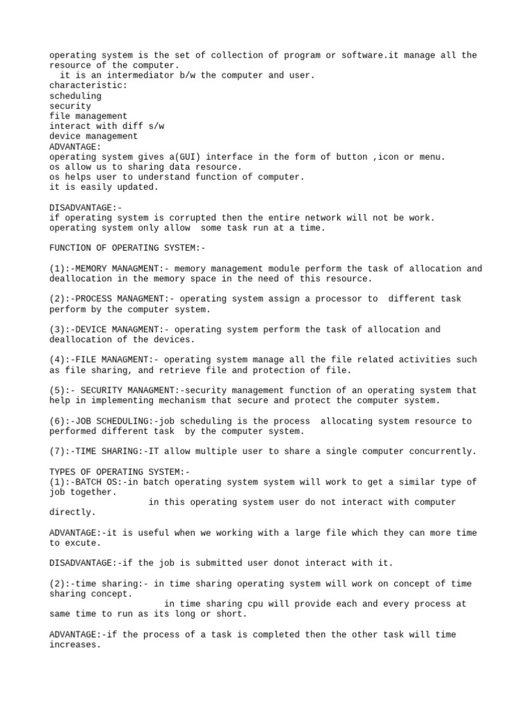 operating systemjaj | PDF | Operating System | Computer File