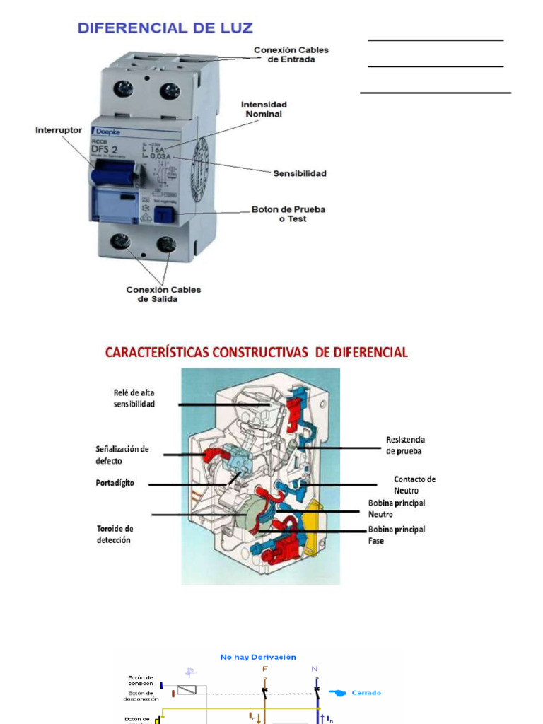 Interruptor Diferencial Disyuntor | PDF