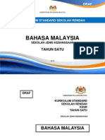 Dokumen Standard Kurikulum Bahasa Malaysia Tahun 1 - SJK