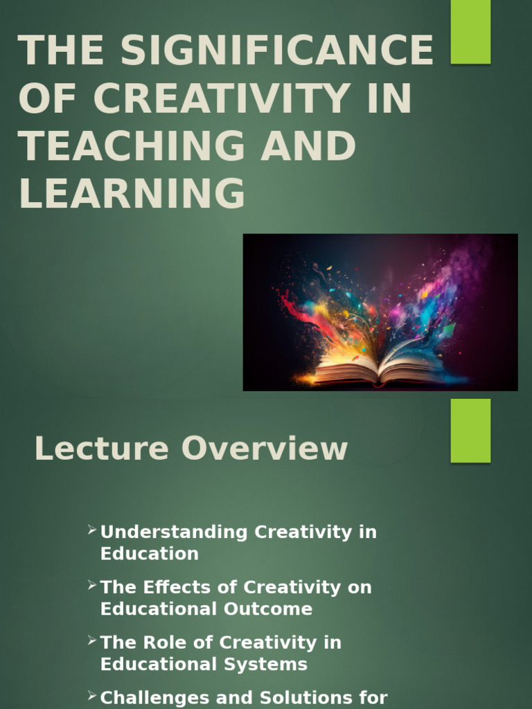 Creativity's Impact on Education Outcomes | PDF | Creativity | Motivational