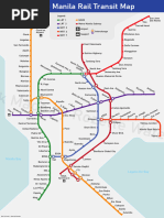 MRT3 Train Time Schedule & Line Map: Taft Avenue - North Avenue | PDF ...