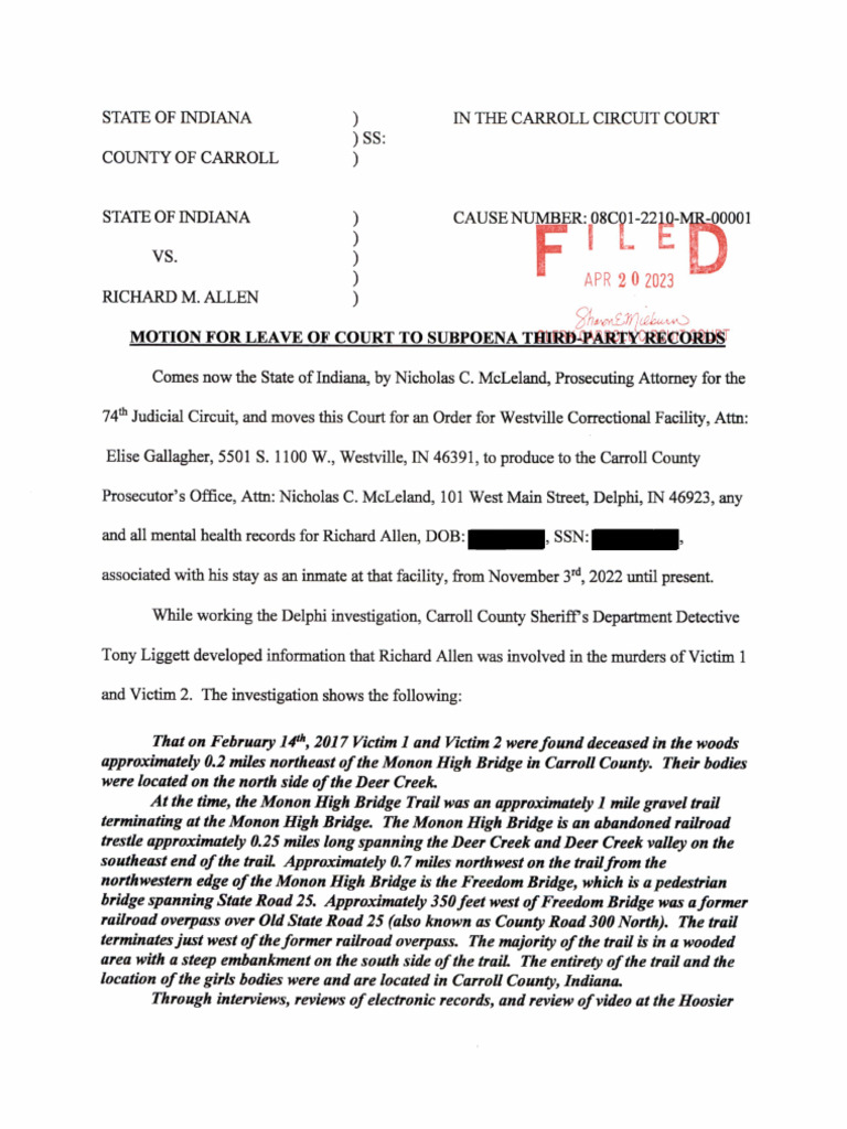 Motion Filed 6-27-2023 13.34.25 243107940 - Redacted | PDF