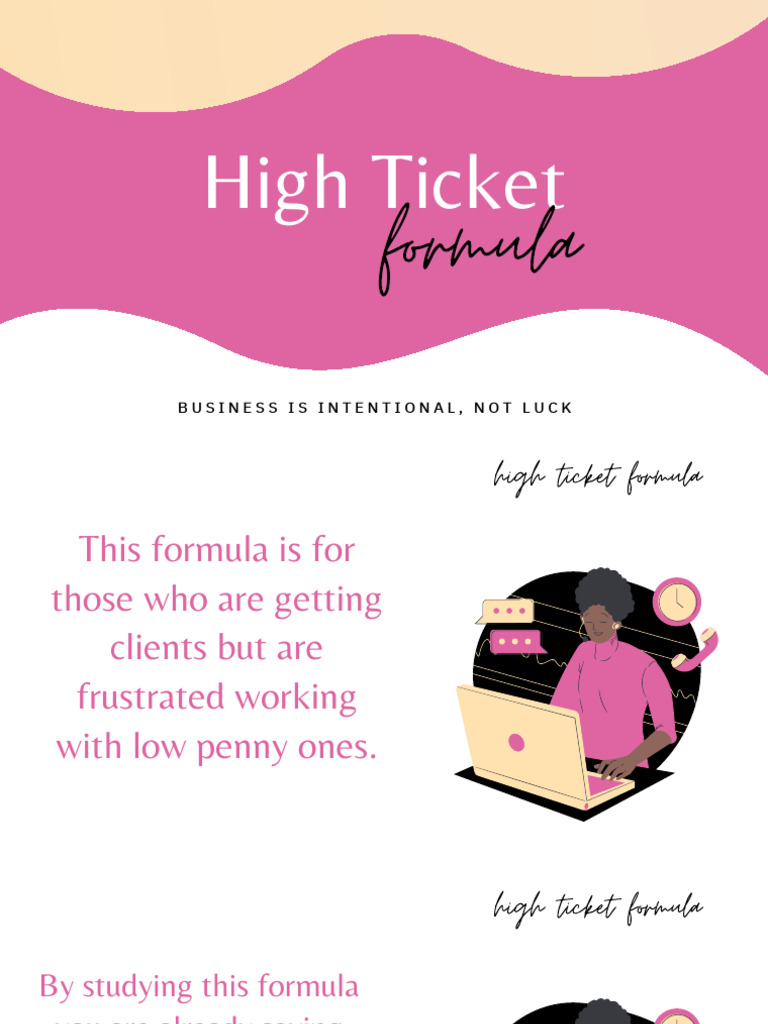 Attracting High Ticket Clients Formula | PDF | Mindset