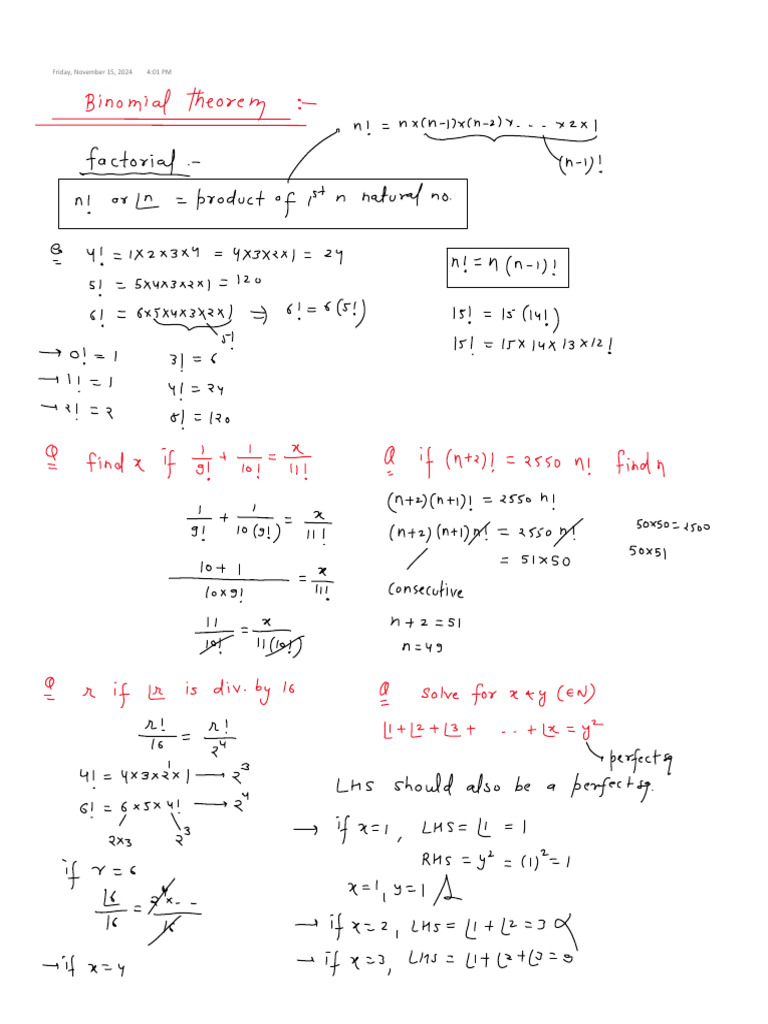 Understanding the Binomial Theorem | PDF