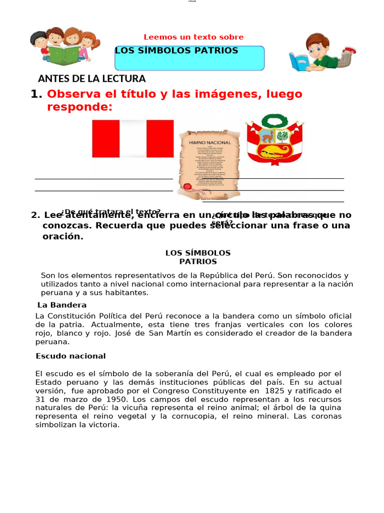 Simbolos Patrios | PDF | Símbolos nacionales