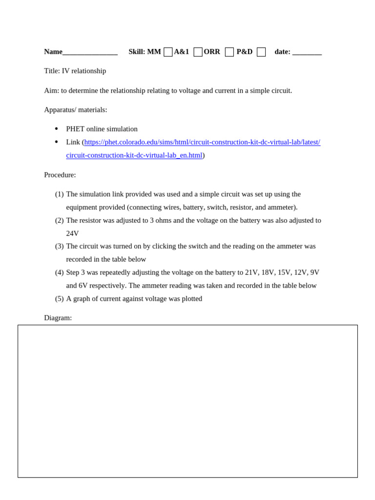 Voltage-Current Relationship in Circuits | PDF