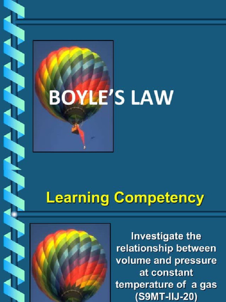 Boyles Law | PDF