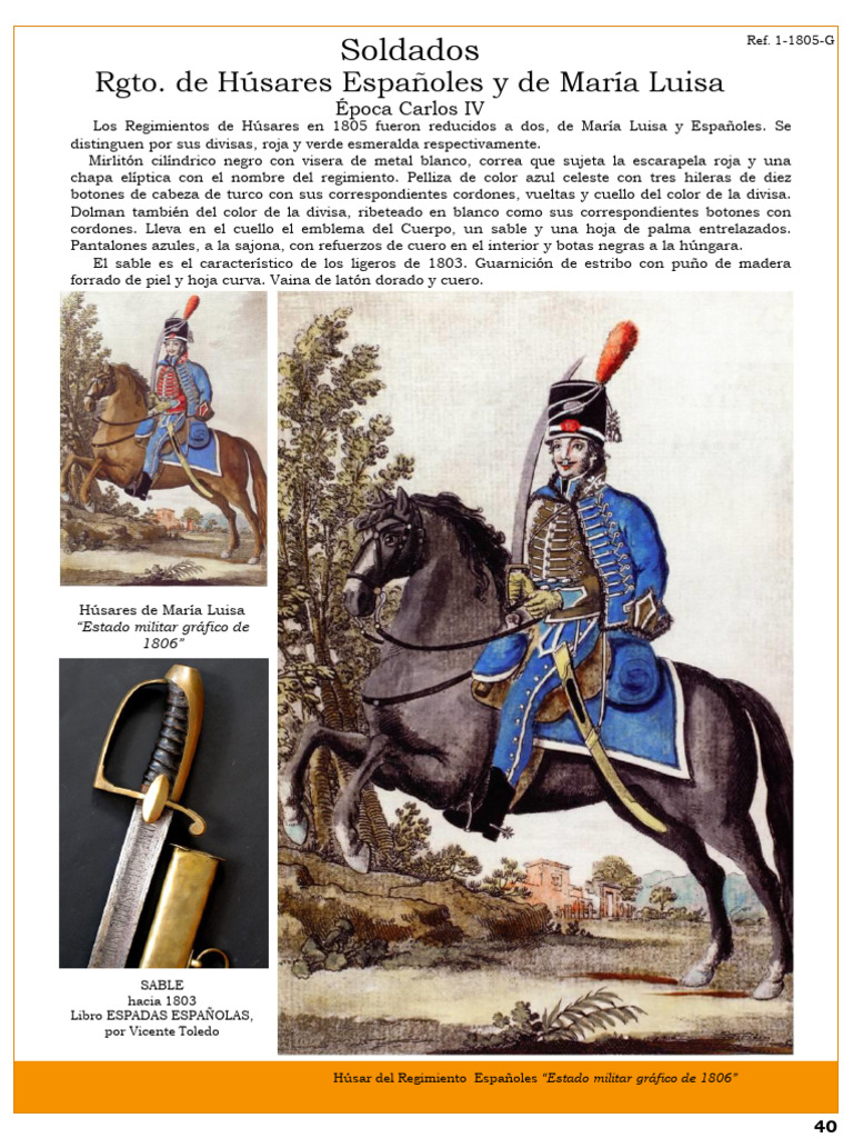 H sares Espa oles Y Mar a Luisa 1806 PDF