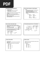 Sequential Circuit and State Machine State Transition Diagram (Or State Diagram)