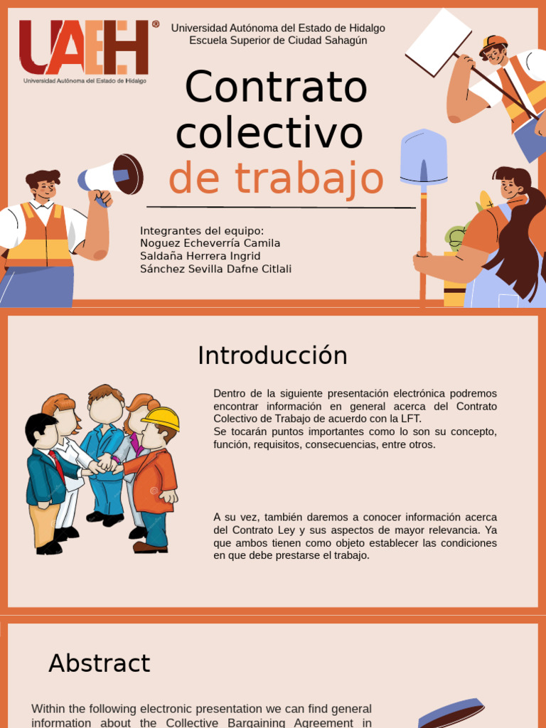 Guía del Contrato Colectivo de Trabajo | PDF | Sindicato | Derecho laboral