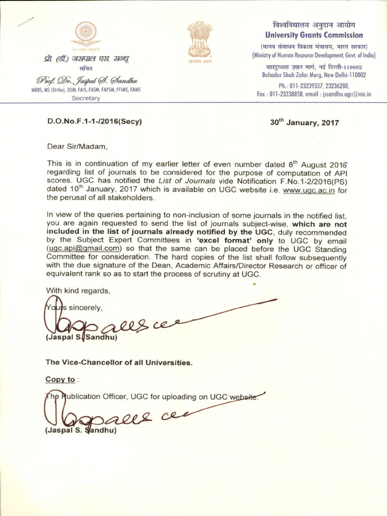 UGC Journal Submission Guidelines | PDF