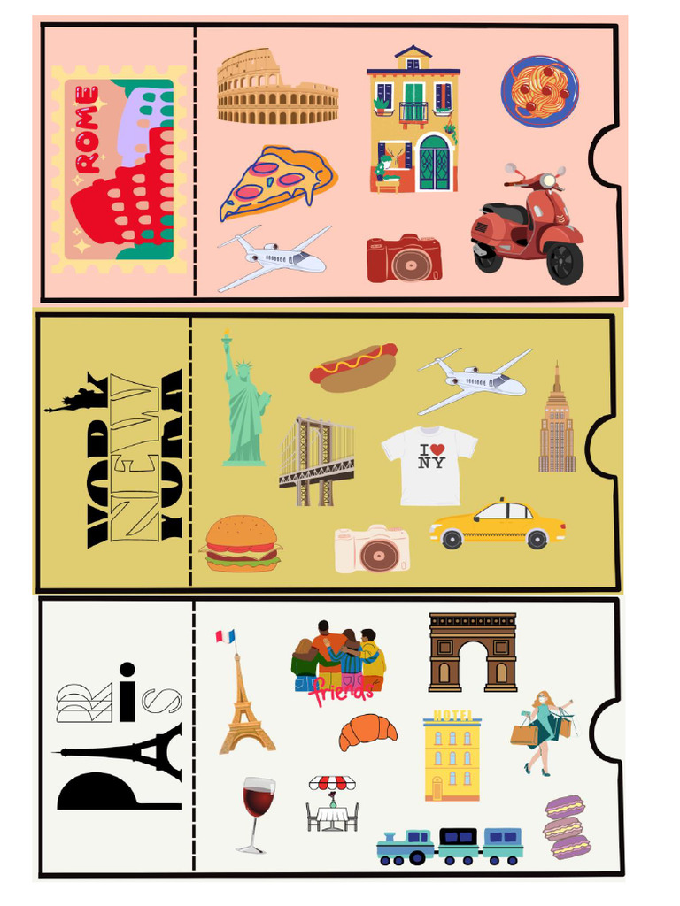 26 TRAVEL Speaking Cards | PDF