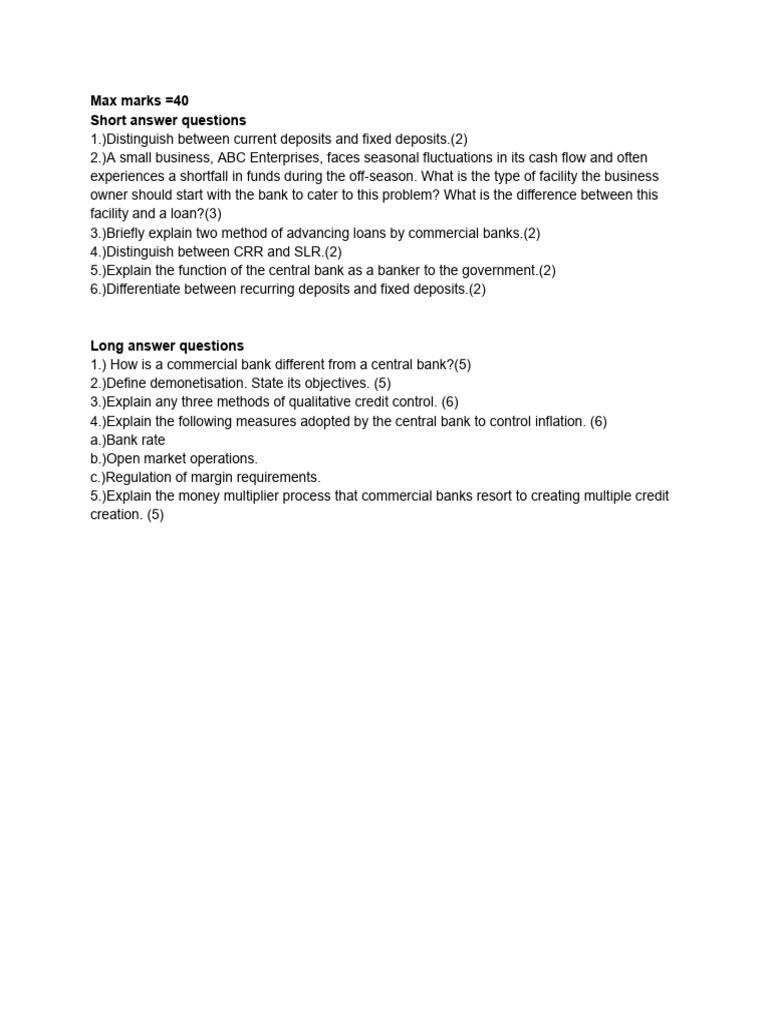 Eco Test on Banks | PDF