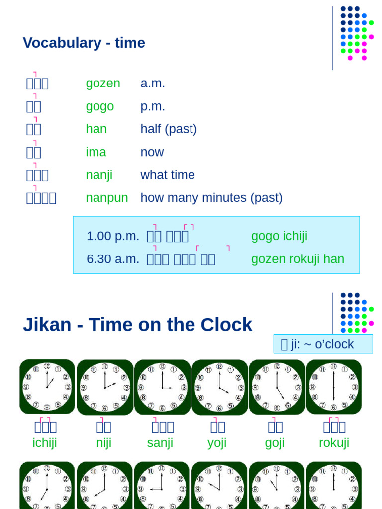 TalkFile - Week 1 - Time | PDF