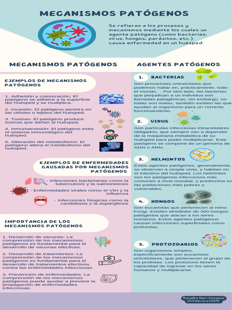 Mecanismos Patógenos - 20250218 - 223746 - 0000 | PDF | Patógeno | Virus