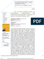 A Review of Some Software Tools for Synthesizing, Understanding and Presenting Oceanographic Processes