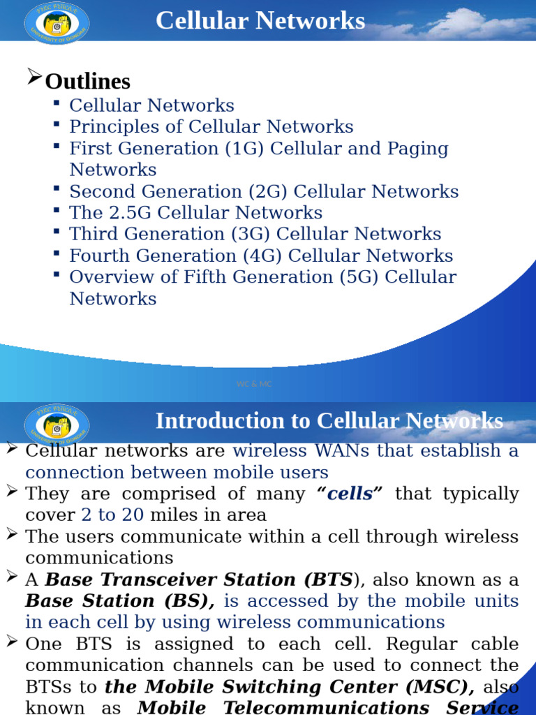 CH5 Cellular Network Edited | PDF | Cellular Network | General Packet ...