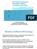 Deep Water Floater Concepts For Offshore Wind Turbines. Design, Modeling and Testing