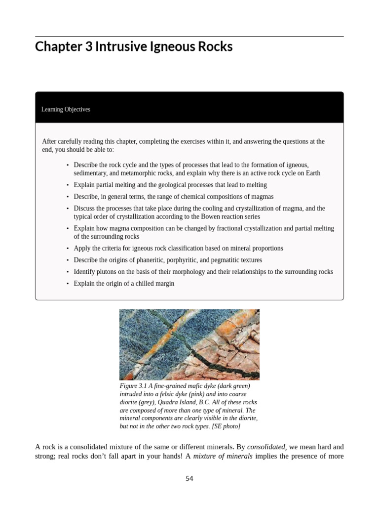 Understanding Intrusive Igneous Rocks | PDF | Igneous Rock | Magma