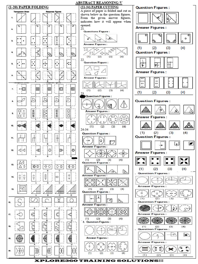 Abstract Reasoning-V | PDF