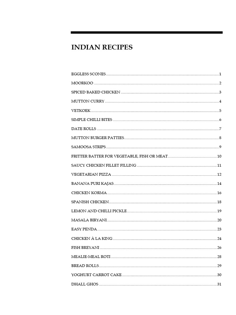 Indian Delights Recipe Collection | PDF | Cakes | Curry