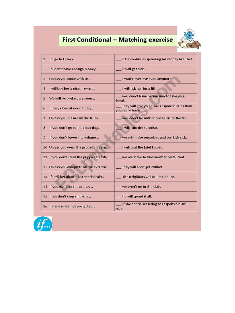1st Conditional Game | PDF
