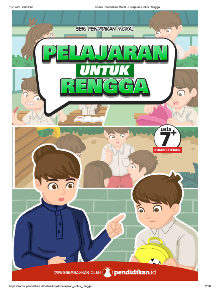 Komik Moral untuk Pendidikan Anak | PDF