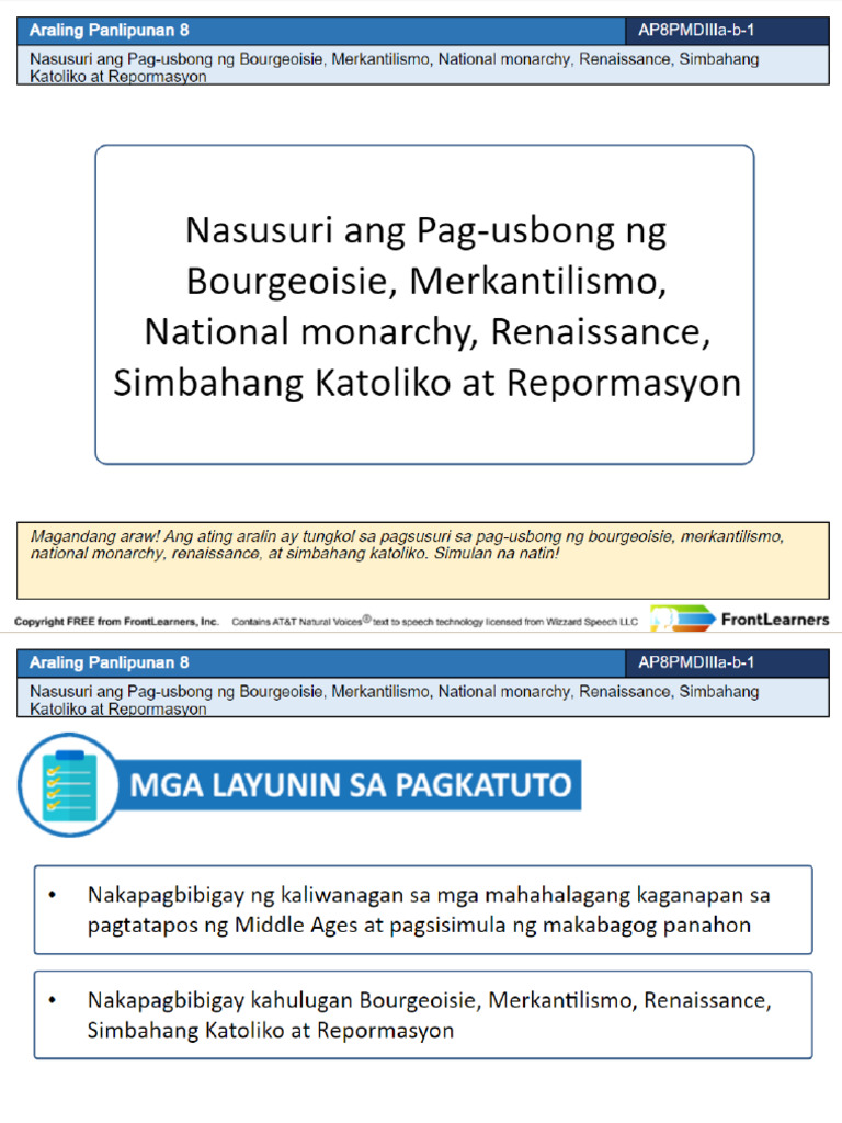 3rd Quarter Modyul 1 3 Renaissance | PDF