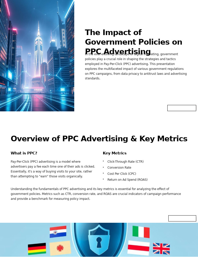 Government Policies Impacting PPC Ads | PDF | Advertising | Regulatory ...