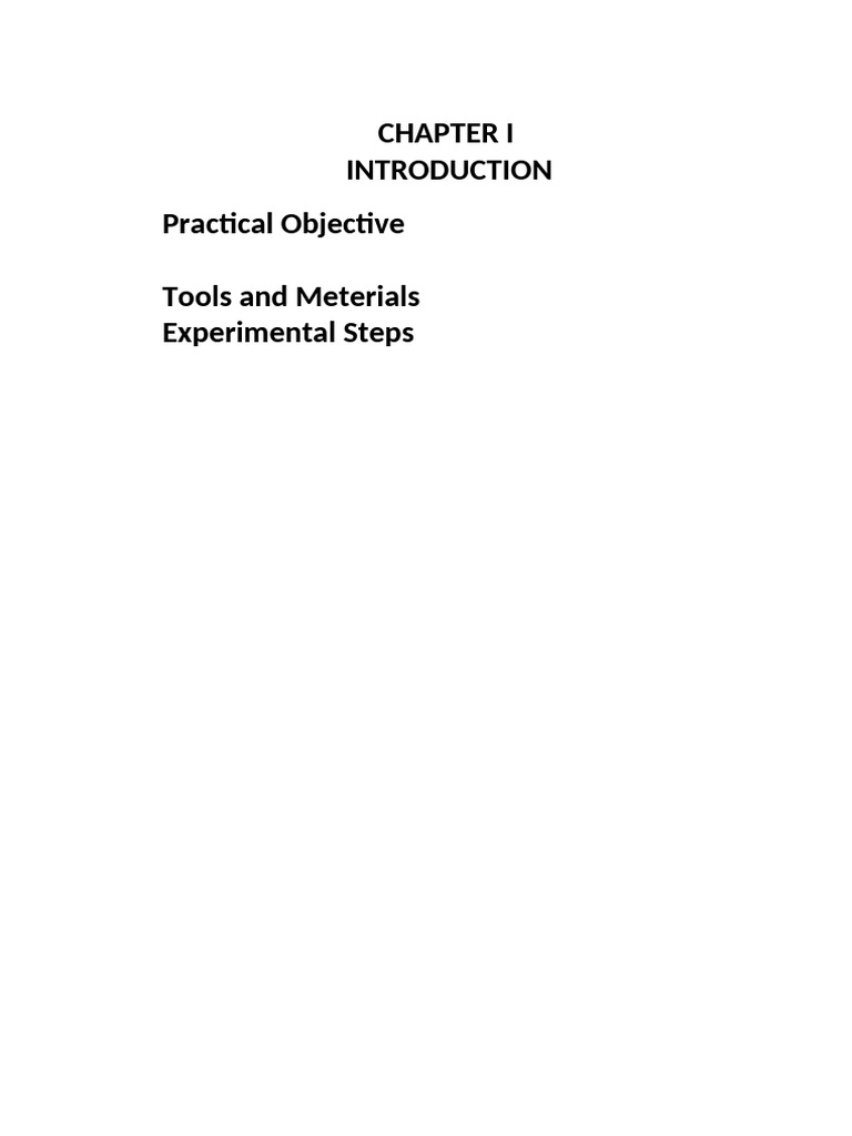 Chapter I-1 | PDF