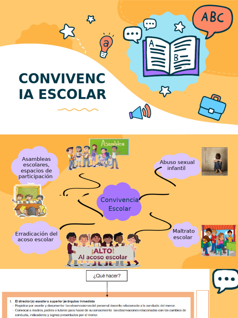 Convivencia Escolar | PDF | Abuso infantil | Aprendizaje