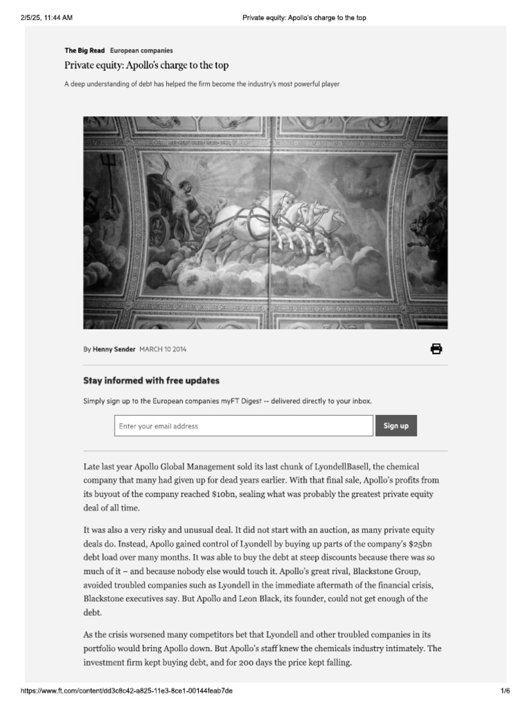 Apollo Growth From The Beginning FT | PDF