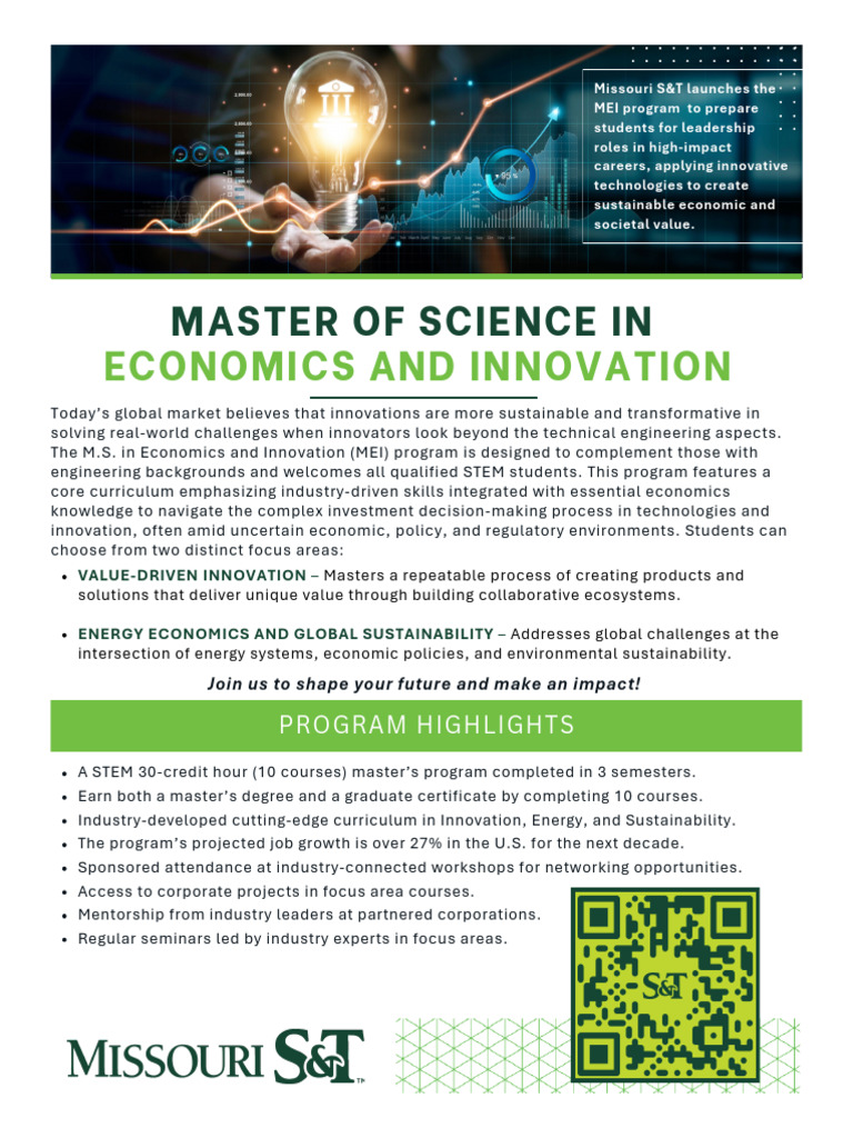 Missouri S&T MEI Program Overview | PDF | Sustainability | Economics