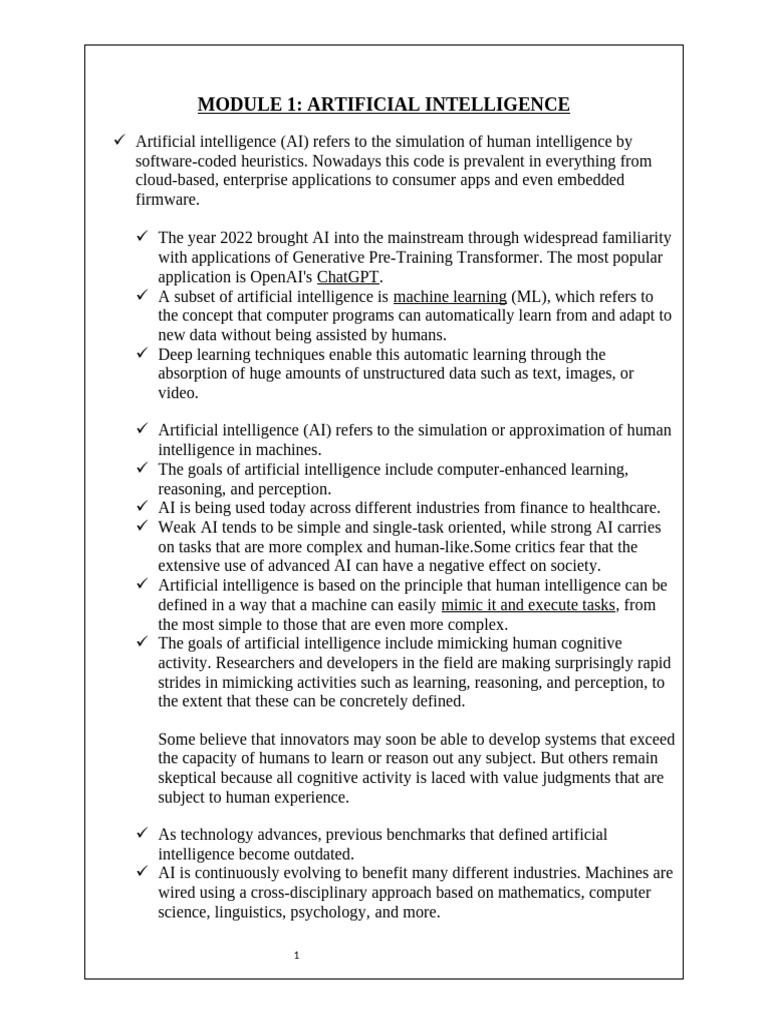Artificial Intelligence | PDF | Artificial Intelligence | Intelligence ...