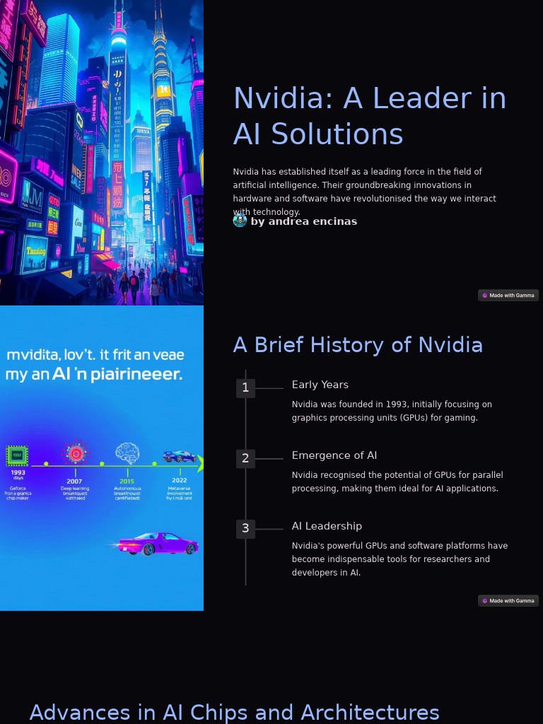 Nvidia A Leader in AI Solutions | PDF | Artificial Intelligence ...
