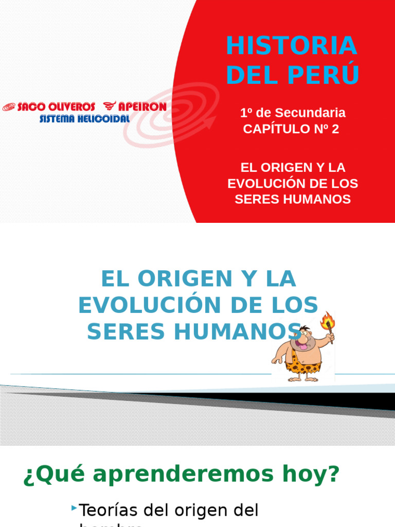 Origen y evolución del ser humano | PDF | Homo | Evolución humana