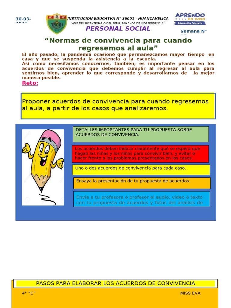 Personal Social 4TO GRADO (1) | PDF