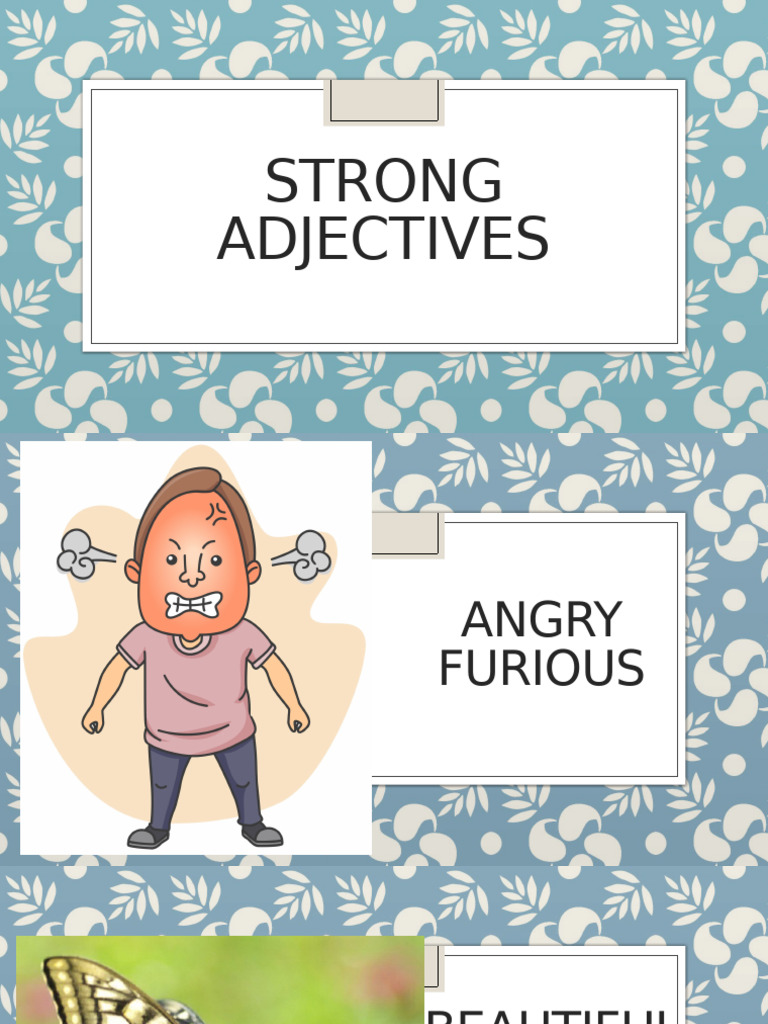 Strong Adjectives | PDF