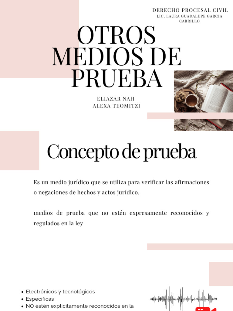 Otros Medios de Prueba PDF | PDF | Justicia | Crimen y violencia
