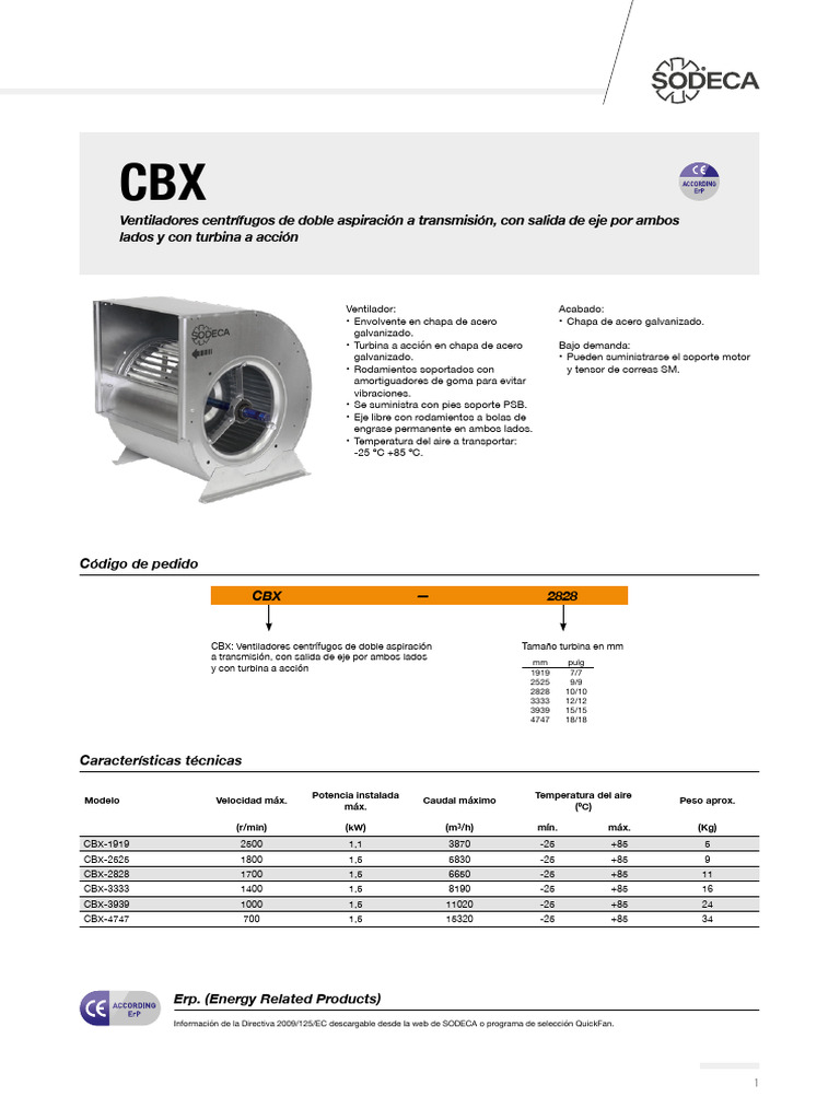CBX ES v1 | PDF | Ingeniería mecánica
