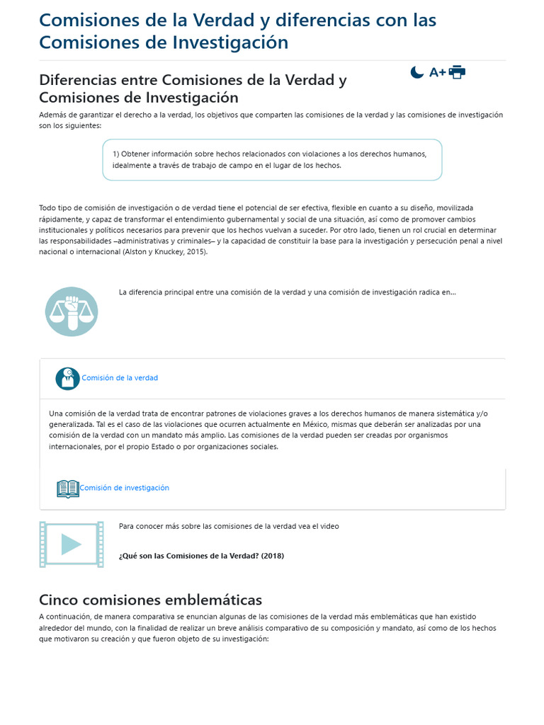 Comisiones de la Verdad vs. Investigación | PDF | Verdad | Violación