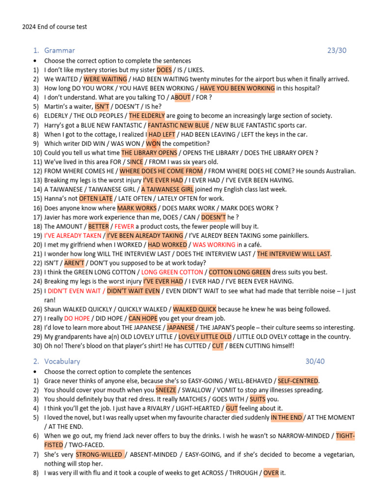 Final Test 2024 Corregido Pdf