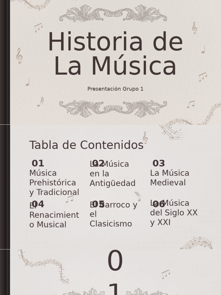 Evolución de la Música a través de la Historia | PDF | Las artes ...