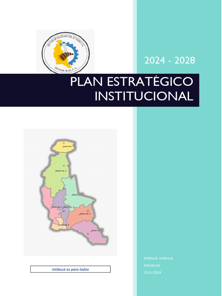 Plan Estratégico Intibucá 2024-2028 | PDF | Planificación estratégica ...