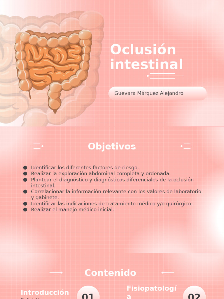 Oclusiòn Intestinal | PDF | Especialidades Medicas | Enfermedades ...