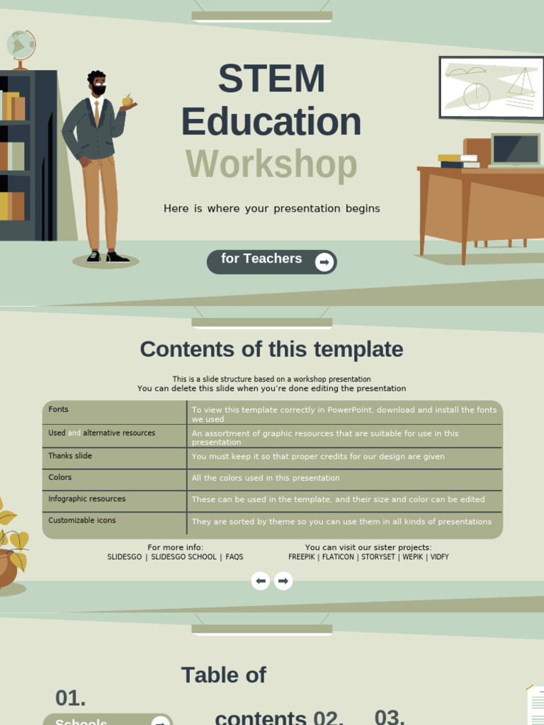 STEM Education Workshop For Teachers XL by Slidesgo | PDF | Planets ...